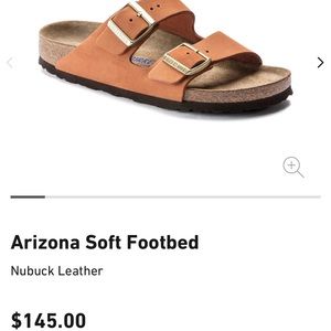 Birkenstock Arizona Nubuck Soft Footbed Pecan EU41